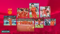 Kolase - Pemain Timnas China (Bola.com/Adreanus Titus)