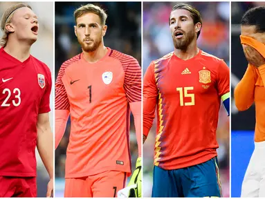 Ada banyak pemain berlabel bintang yang tidak akan kita saksikan penampilannya di Euro 2020. Mereka harus absen membela negaranya dari perhelatan akbar benua biru itu karena berbagai macam alasan. Berikut daftar pemain yang gagal tampil di Piala Eropa kali ini.