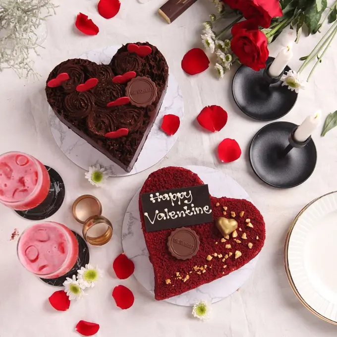 Cake Valentine teh Harvest/ Instagram @theharvest