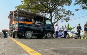 Olah TKP Kecelakaan Indramayu: 2 Hantaman Berujung Maut