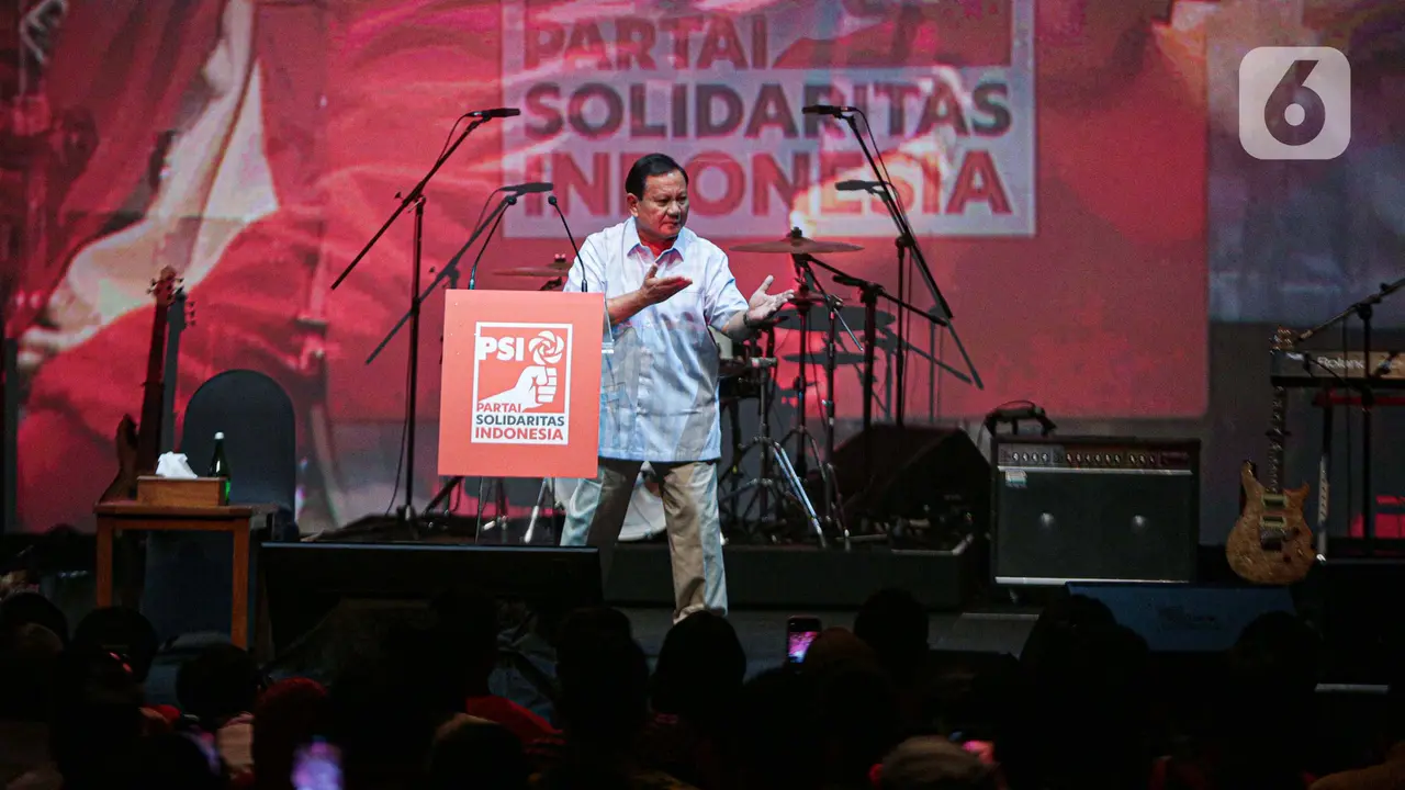 PSI Resmi Usung Prabowo Subianto dan Gibran Rakabuming Raka