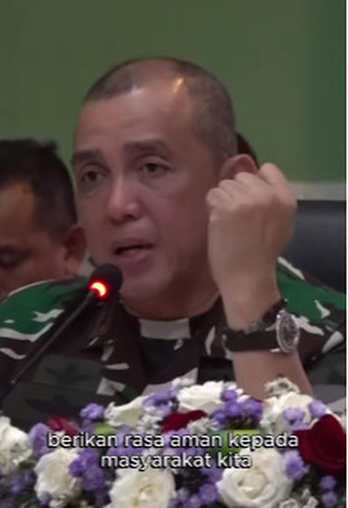 Jenderal Bintang Dua TNI Bicara di Depan Anak Buah & Babinsa