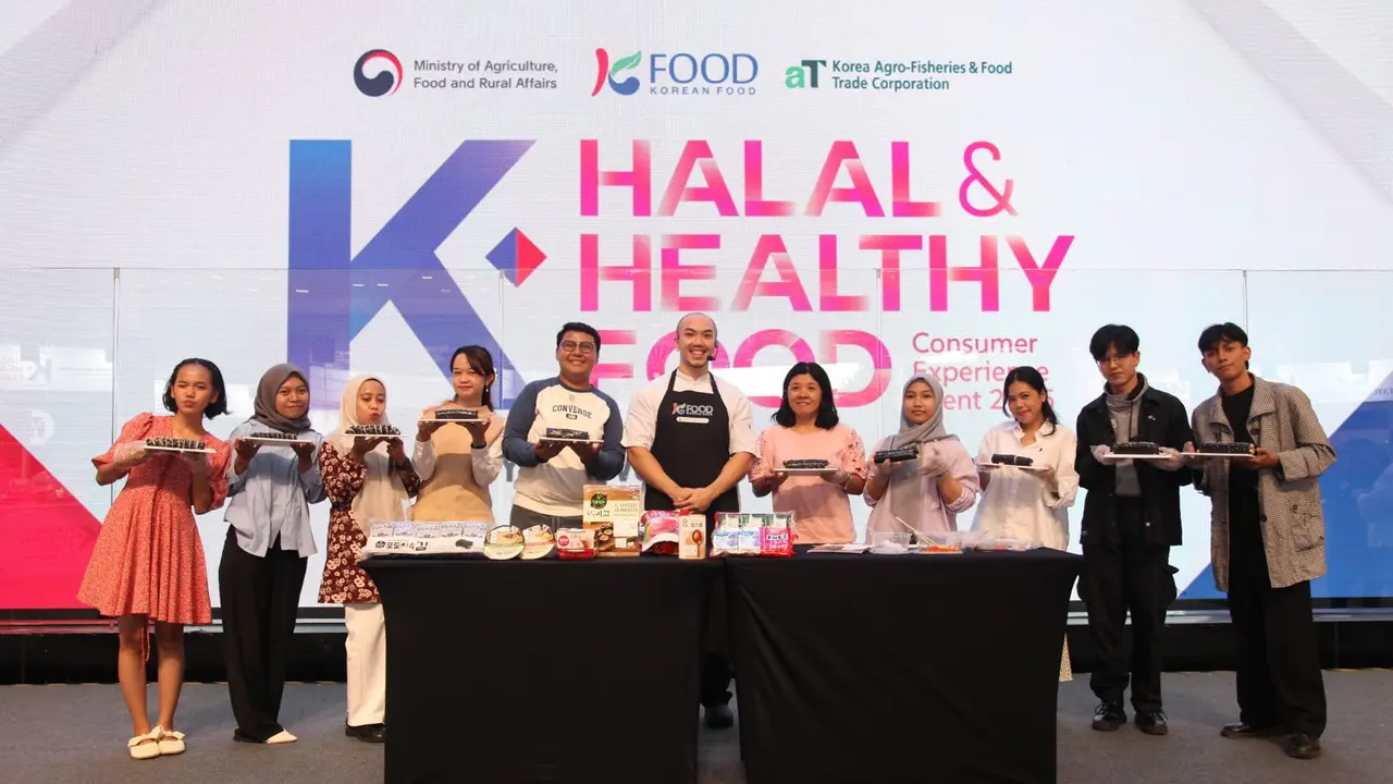 "K-Halal & Healthy Food Consumer Experience 2025" yang berlangsung di Medan dari tanggal 20 hingga 22 Juni 2025