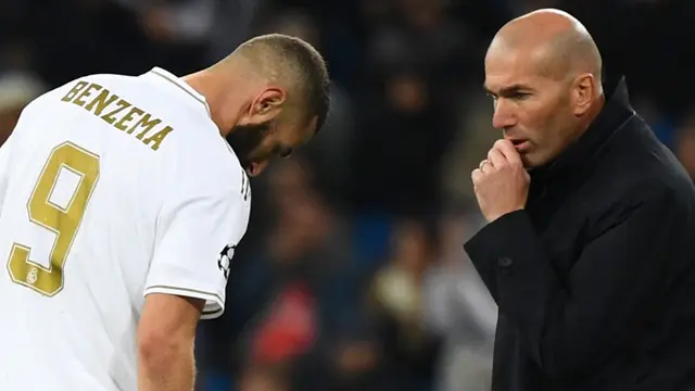 Pelatih Real Madrid, Zinedine Zidane.