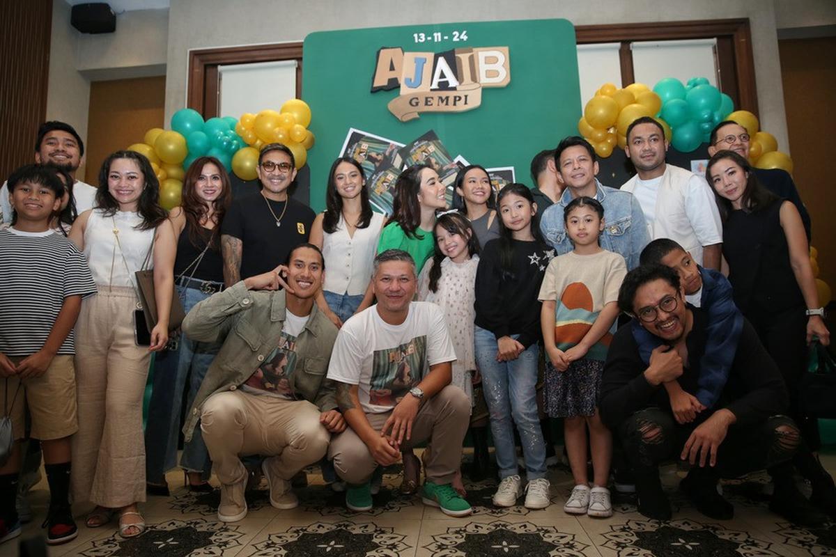 8 Potret Keseruan Perilisan Single Terbaru 'Ajaib' dari Gempi, Dihadiri Nagita Slavina Hingga Ariel NOAH