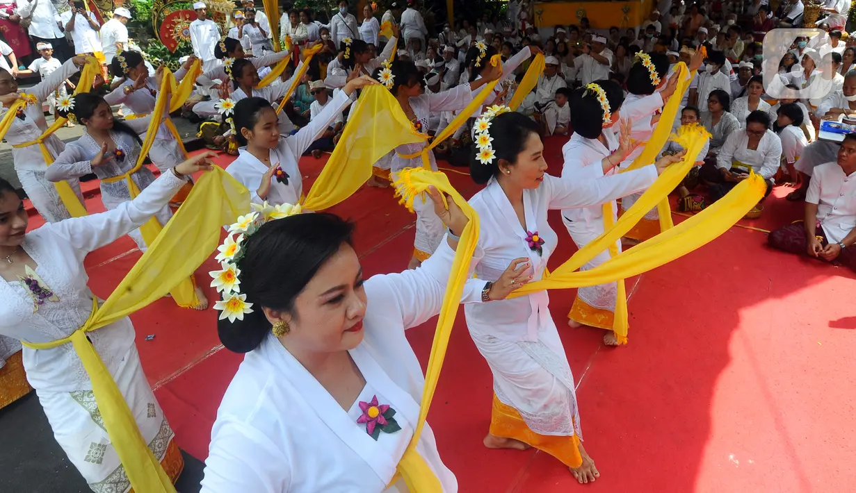 Tawur Agung Kesanga merupakan rangkaian perayaan Hari Raya Nyepi Tahun Baru Saka 1945. (merdeka.com/Arie Basuki)
