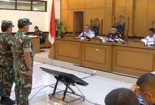 Sidang lanjutan kasus Andrie Yunus