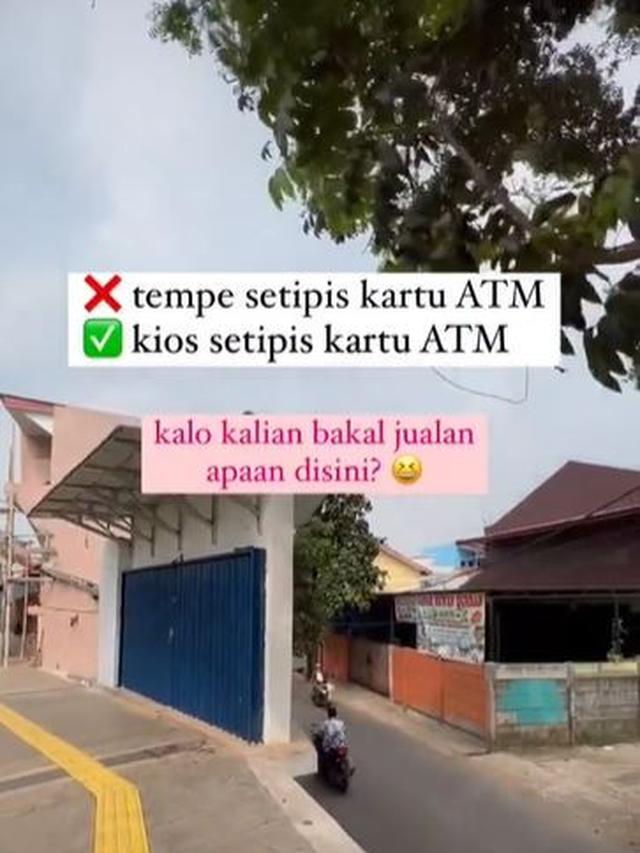 Viral Kios Berbentuk Tipis Bak Kartu ATM, Netizen Penasaran Barang Apa yang Dijual