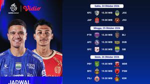 BRI Super League 2026/27 Pekan ke-7: 4 Laga, 4 Taruhan Poin Disiarkan di Vidio