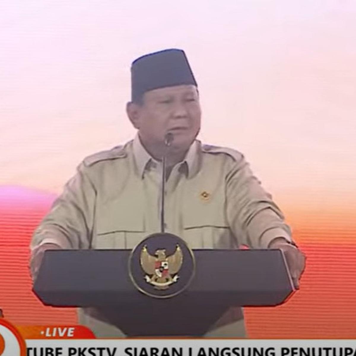 Prabowo pidato di Munas VI PKS