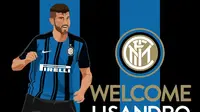 Inter Milan mendatangkan bek baru dari Benfica, Lisandro Lopez. (doc. Inter Milan)