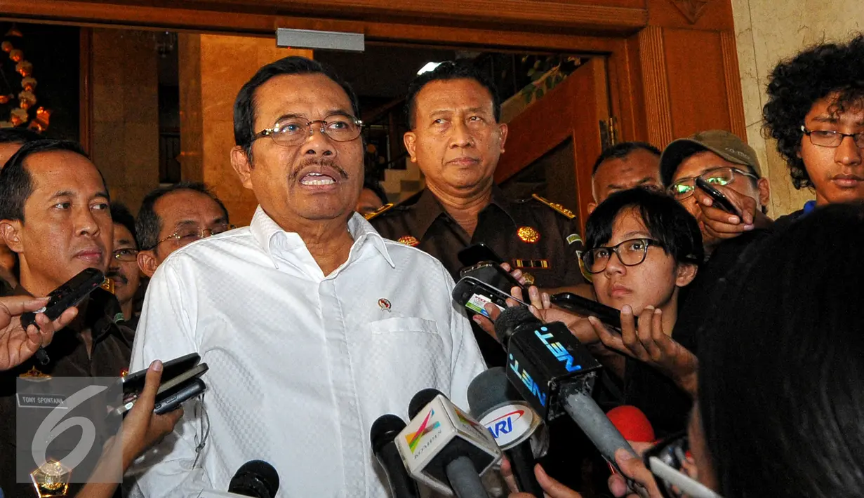 Jaksa Agung M Prasetyo. (Liputan6.com/Yoppy Renato)