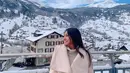 Kerap menjalani liburan, Ayu Anjani tampil stylish dengan busana musim dingin saat berada di Swiss. Pada waktu itu perusahaan suaminya tersebut tengah mempromosikan wisata ke luar negeri. Salah satu destinasi wisata andalannya ialah Turki. (Liputan6.com/IG/@real.ayuanjani)