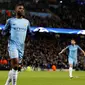 The Citizens berhasil menyamakan kedudukan lewat aksi Kelechi Iheanacho pada menit ke-8. Umpan terobosan dari Nolito mampu dikonversikan Iheanacho menjadi gol dengan tendangan kaki kiri. (Reuters/Phil Noble)