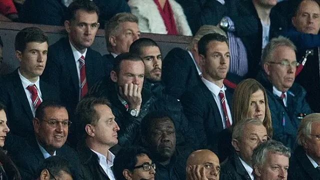 Victor Valdes saksikan laga Manchester United Vs Chelsea di Old Trafford