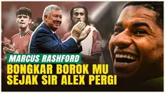 Penyerang Barcelona, Marcus Rashford, yakin pergeseran prinsip telah menyebabkan kejatuhan Manchester United sejak pensiunnya Sir Alex Ferguson.