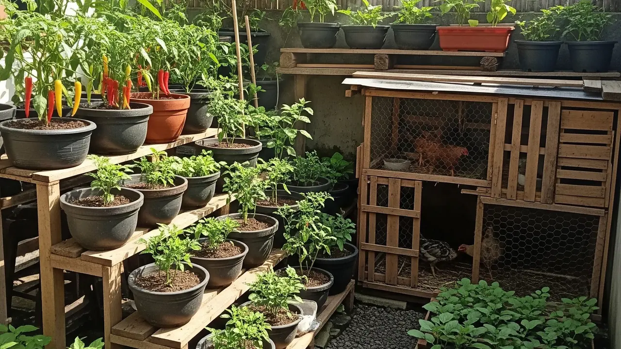 Cara Menata Kebun Sayur dan Ternak di Lahan Sempit agar Minim Biaya