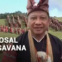 Pentas Kolosal 4.000 Penari Tradisional di Padang Savana Festival Fulan Fehan