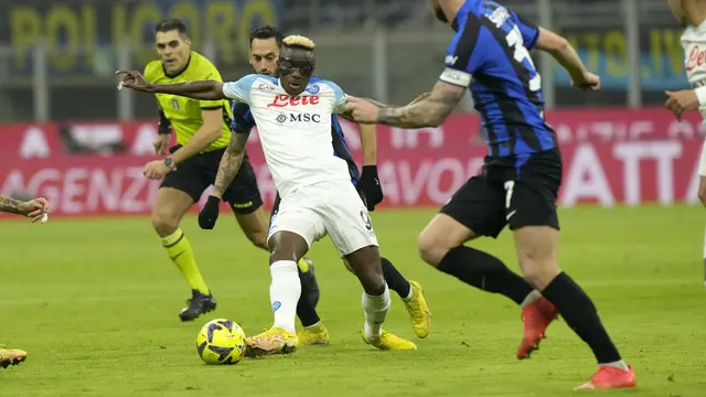 Taklukkan Napoli, Inter Milan Naik ke Posisi Empat Liga Italia