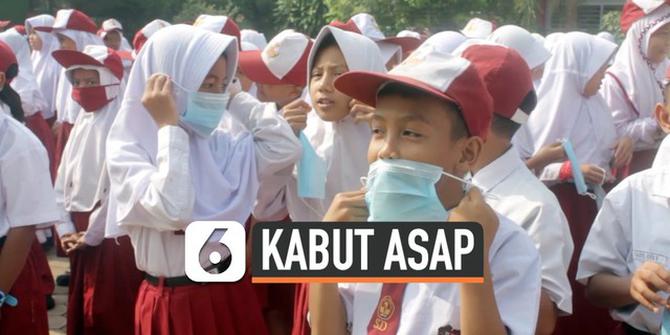 VIDEO: Kabut Asap Kembali Selimuti Jambi, Jam Masuk Sekolah Mundur