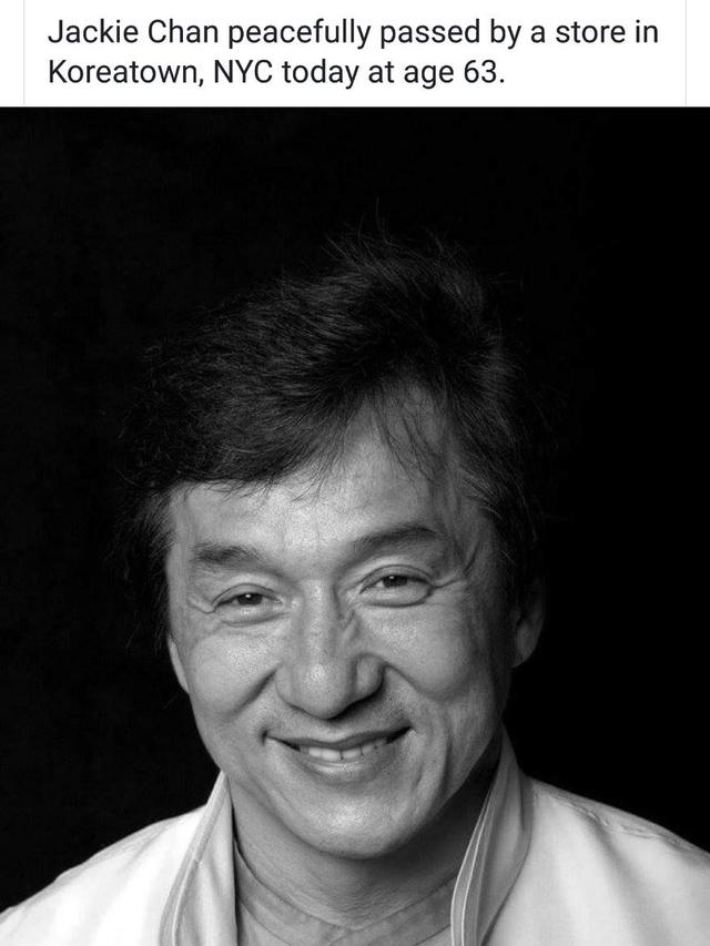 Lagi, Jackie Chan Dikabarkan Meninggal Dunia - News ...