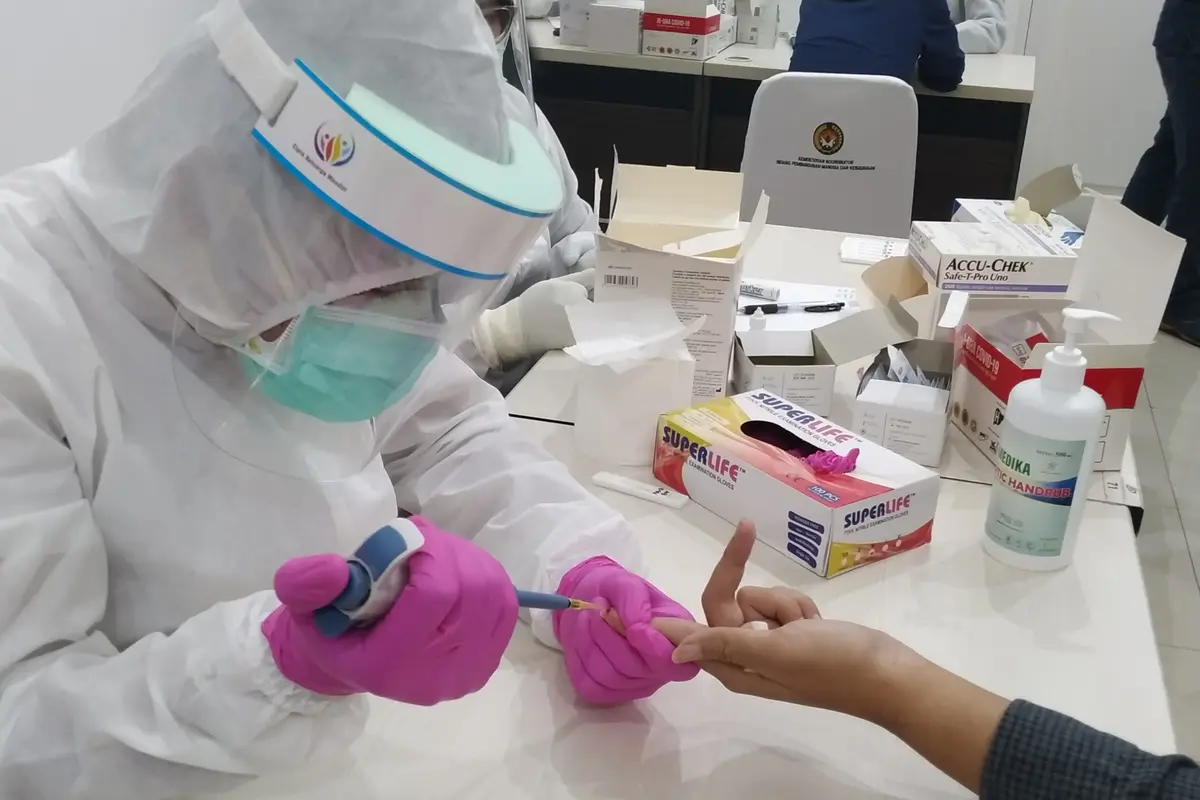 Rapid Test RI-GHA Covid-19. Liputan6.com/Athika Rahma