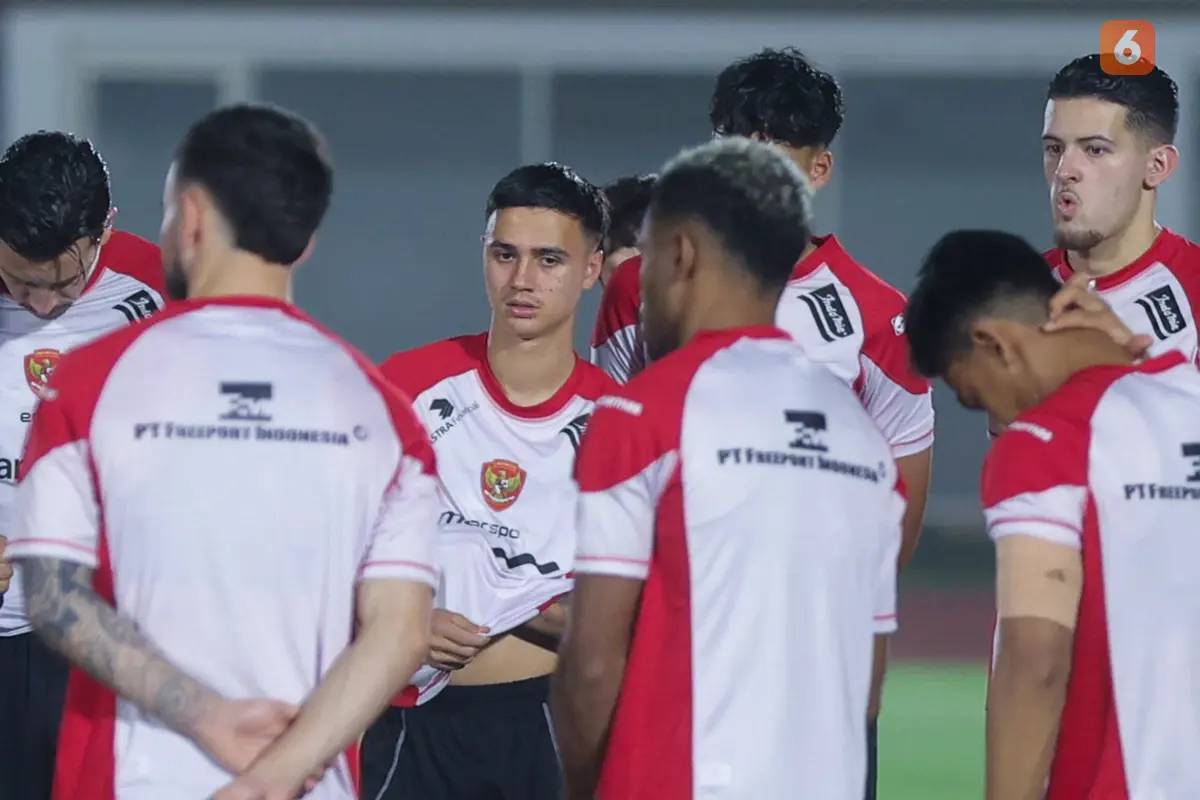 Foto: Sempat Dicoret Shin Tae-yong, Eliano Reijnders Tetap Semangat Ikut Latihan Bersama Timnas Indonesia Jelang Laga Melawan Arab Saudi