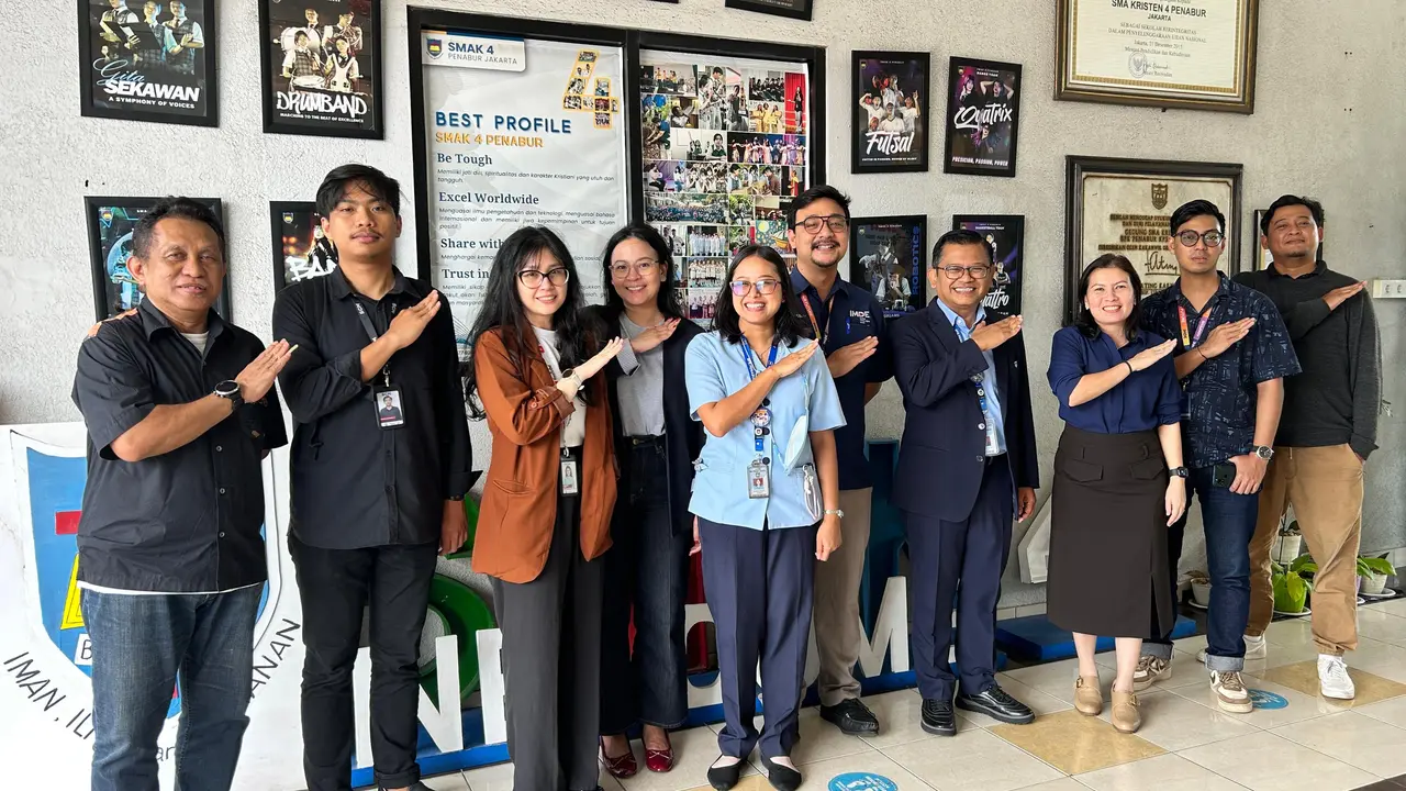 Institut Media Digital Emtek (IMDE) mengisi workshop komunikasi kreatif bersama para siswa SMAK 4 PENABUR Jakarta.