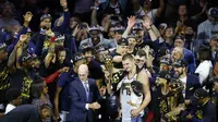 Nikola Jokic menjadi MVP NBA Finals 2023 usai membawa Denver Nuggets menjadi juara (AFP)