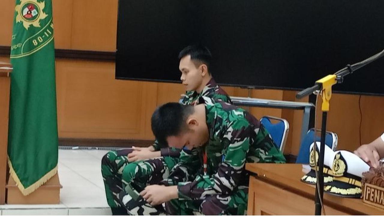 Dua Anggota TNI Pembunuh Bos Rental Divonis Pidana Penjara Seumur Hidup
