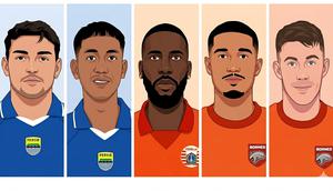 Nomine Pemain Terbaik BRI Super League 2025/2026. (Gemini/Hery Kurniawan)
