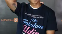 Pemain film The Fabulous Udin, Fandy Christian saat berkunjung ke Liputan6.com, Jakarta, Senin (25/4/2016). (Liputan6.com/Herman Zakharia)