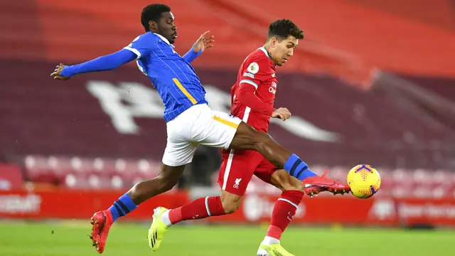 FOTO: Liverpool Dipermalukan Brighton di Anfield Stadium