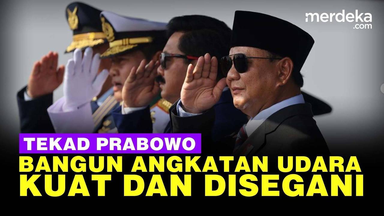 VIDEO: Janji Prabowo Depan Kasau, Beri Alutsista Terbaik untuk TNI AU