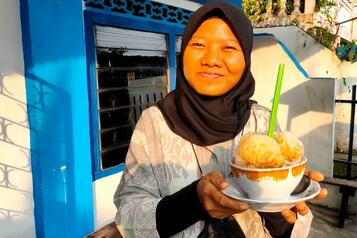 Serunya Jajan Kuliner Lawas di Festival Lorong Roda di Palembang