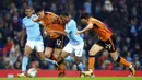 Wolverhampton Wanderers (baju oranye) (Tim Goode/PA via AP)