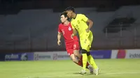 Bek Malaysia U-23, Ridzwan Rosli di Piala AFF U-19 2024. (Bola.com/Aditya Wany)