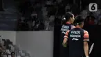 Ganda campuran Indonesia, Hafiz Faizal/Gloria Emanuelle Widjaja saat berlaga di babak pertama Indonesia Master 2020 melawan Zheng Si Wei/Huang Ya Qiong (China) di Istora GBK, Jakarta, Selasa (14/1/2020). Hafiz/Gloria kalah dua set langsung 14-21, 13-21. (Liputan6.com/Helmi Fithriansyah)
