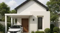 7 Desain Rumah 9x9 Modern Minimalis Lengkap dengan Taman dan Carport, Desain Terbaru di 2025