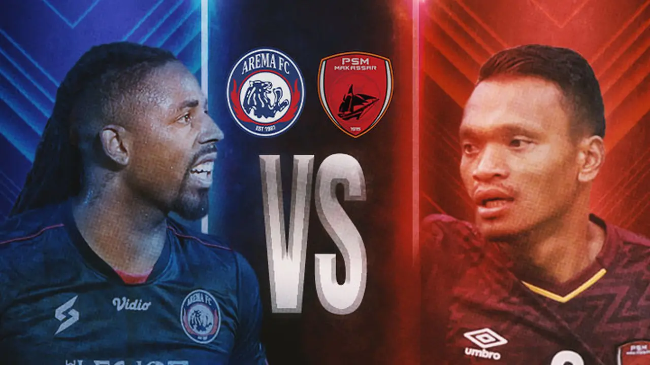 BRI Liga 1 - Duel Striker Ganas Arema FC Vs PSM Makassar