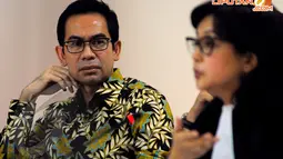 Tubagus Chaeri Wardhana alias Wawan terlihat tidak terlalu bersemangat menjalani sidang lanjutan sengeta Pilkada Lebak kembali di Pengadilan Tipikor Jakarta, Kamis (10/4/2014) (Liputan6.com/Faisal R Syam).