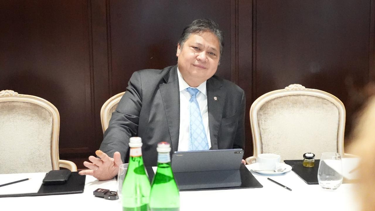 Menteri Koordinator (Menko) Bidang Perkonomian RI Airlangga Hartarto kunjungan kerja ke Jerman. (Foto: Kemenko Bidang Perekonomian)