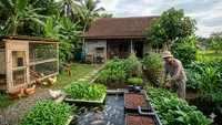 Cara Membuat Sistem Integrated Farming Sederhana di Belakang Rumah, Wujudkan Kemandirian Pangan