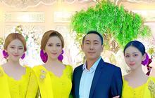 Potret Kombes Pol Slamet Riyadi Diapit 3 Wanita  Cantik Pakai Kebaya Kuning di Pernikahan Putra Rektor Ubhara Jaya Jadi Sorotan
