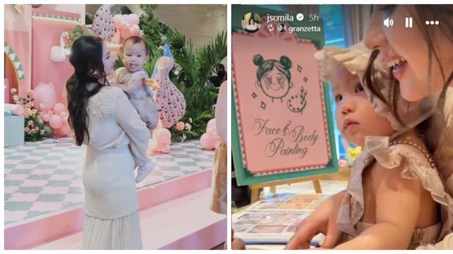 6 Potret Pesta Ultah Kyarra Anak Jessica Mila ke-1 Tahun, Penuh Bahagia Bareng Keluarga