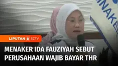 Menteri Tenaga Kerja Ida Fauziyah menegaskan perusahaan wajib memberikan tunjangan hari raya pada karyawan paling lambat 7 hari sebelum hari raya. Ada sanksi bagi yang tidak melaksanakan kewajiban tersebut. Berikut pernyataan Menaker Ida Fauziyah.