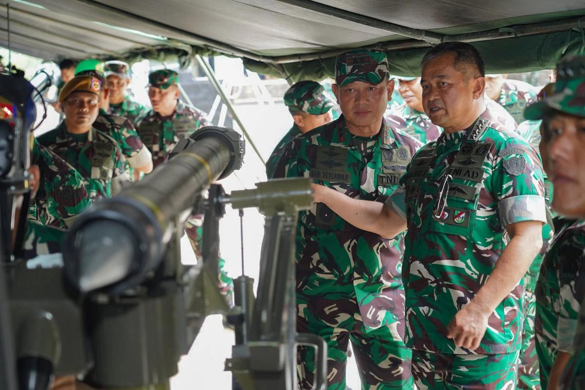 FOTO: Beragam Inovasi Litbanghan TNI AD Diperlihatkan di Menlatpur Kostrad