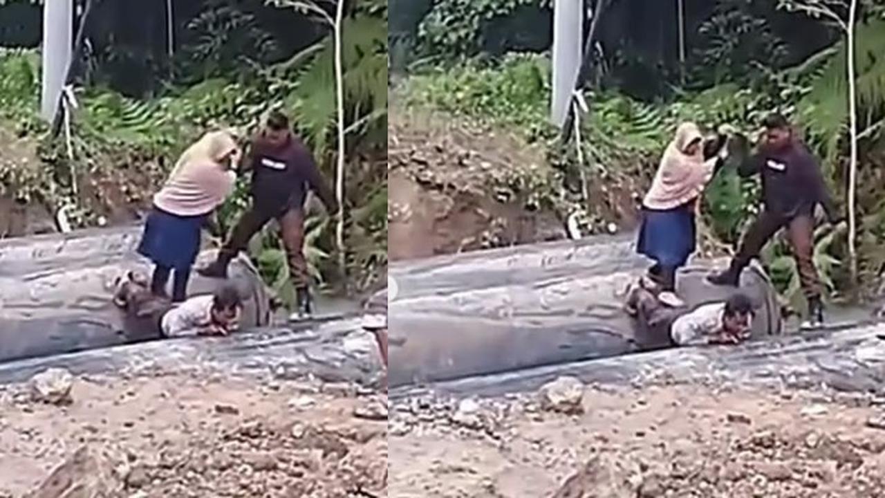Bintara Polisi Gunakan Punggungnya jadi Jembatan Warga Seberangi Sungai, Aksinya Disorot Jenderal Bintang Tiga Polri
