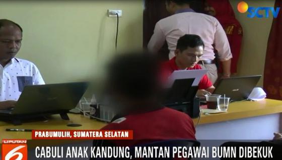 Pegawai BUMN di Sumatera Selatan Tega Cabuli Anak Sendiri