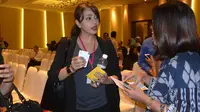 Managing Director Spotify Asia, Sunita Kaur di sebuah forum industri digital di Indonesia (Liputan6.com/Muhammad Sufyan Abdurrahman)